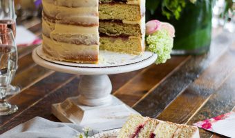 Elegant Floral Themed Bridal Shower with Raspberry Cakes