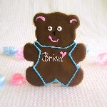 Personalized Teddy Bear Cookie Favors