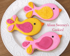 Alison Sweeney’s Bird Cookies