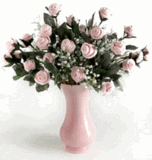 Small Vase Bouquet with a dozen baby socks